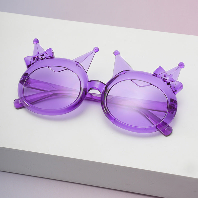 Wholesale Children's Cute Super Cute Sunscreen Bow Sunglasses